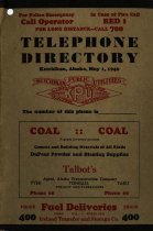 Telephone directory front cover